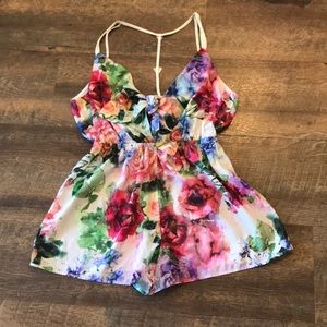 Floral romper